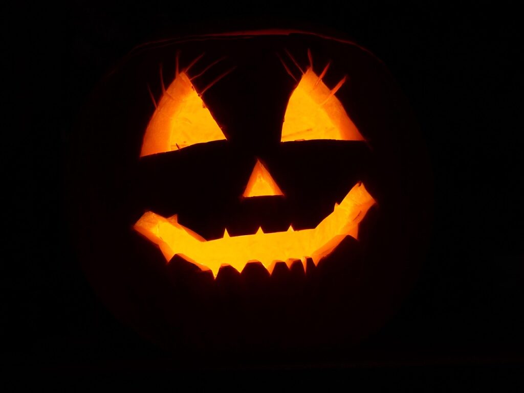 pumpkin, halloween, illuminated, lantern, jack-o'-lantern, face, autumn, vegetable, decoration, halloween decoration, bright, creepy, deco, happy halloween, autumn decoration, light, candlelight, decorative, ghostly, spooky, haunt, pumpkin, halloween, halloween, halloween, halloween, halloween